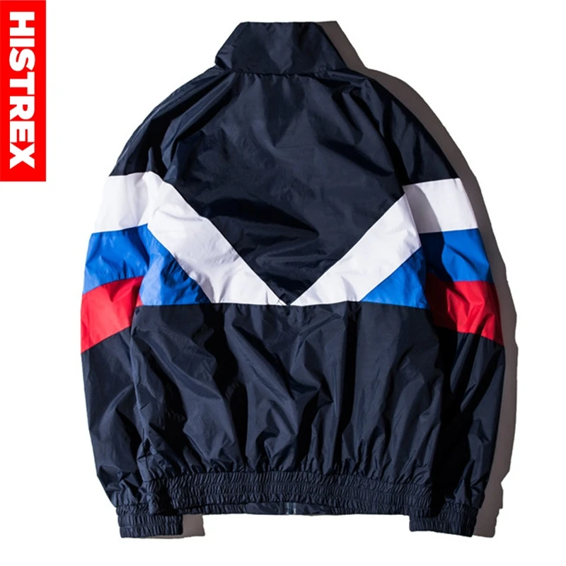 HISTREX Russian 2023 Jacket Men High Quality Russia Flag Famous Designer Nylon Windbreaker Reggae Women Jackets Patchwork Coats 2