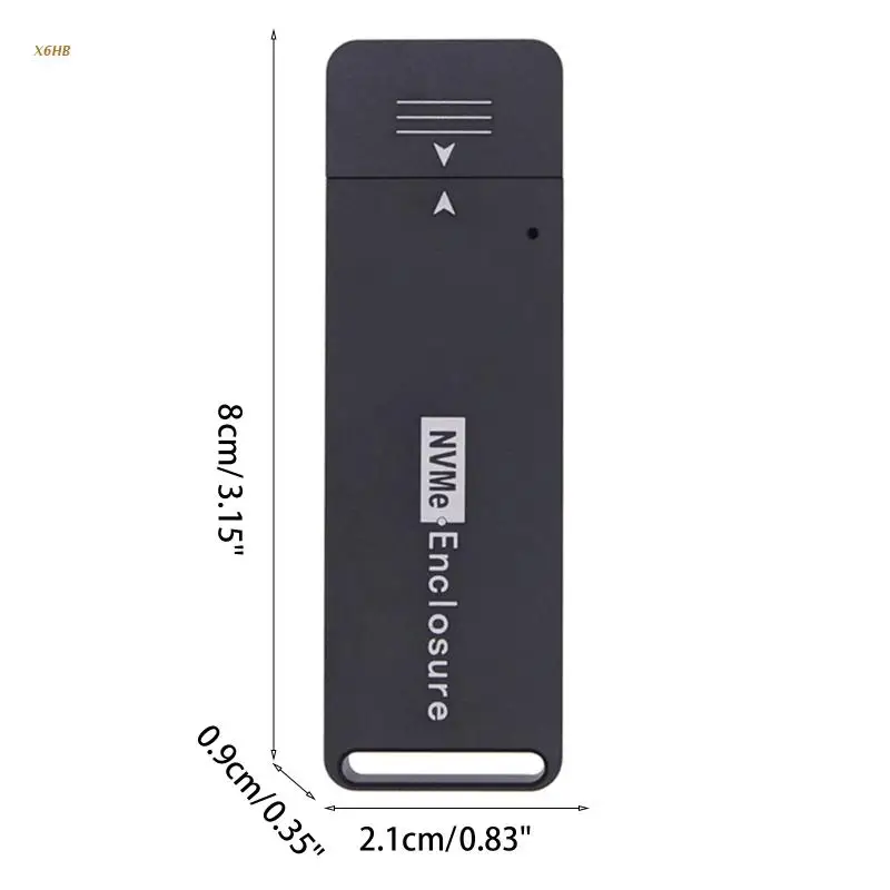 NVME ̽ SSD Ŭ NVME-USB  M.2 NVMe ڽ 10Gbps USB3.1 -A PCIe M2 SSD ̽ Ŭ, 2230 2242 X6HB 