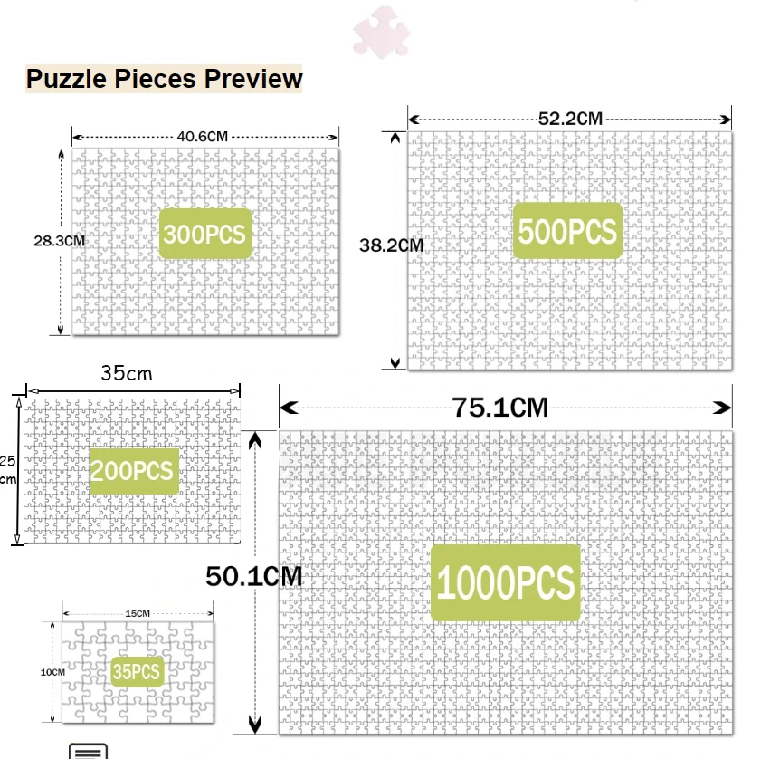 Photo Custom Jigsaw Puzzle 35/200/300/500/1000 Pieces Assembling Picture Wood Puzzle for Adults Educational Toys Puzzles 3