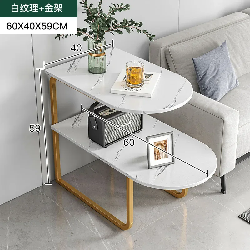 

2023 Year New AOLIVIYA Sofa Side Small Coffee Table Modern Minimalist Small Square Table Living Room Home Side Cabinet Storage R