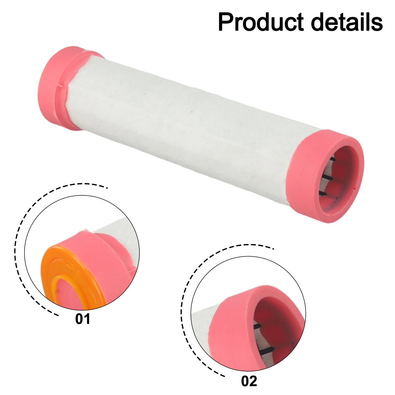 Hochleistungs-Luftfilter-Kit ZD331LP Einfache Installation Motoren-Luftfilter Hochleistungs-Kunststoff – Detail 5