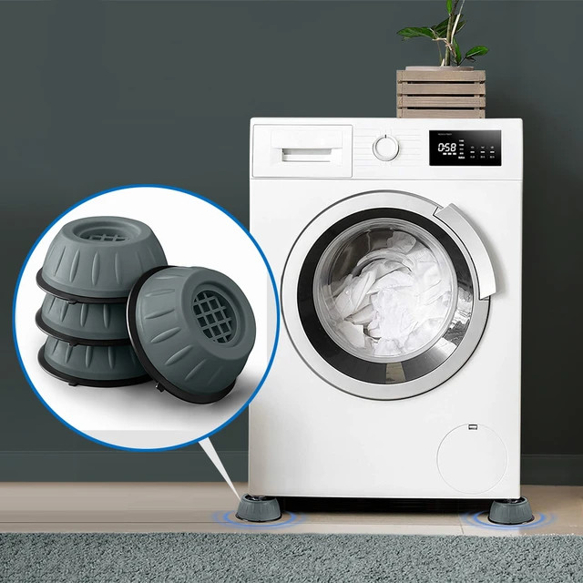 Anti-Vibration Washing Machine Feet Pads Rubber Non-Slip Mats Universal  Silent Skid Raiser Mat Refrigerator Feet Fixed Pads - AliExpress