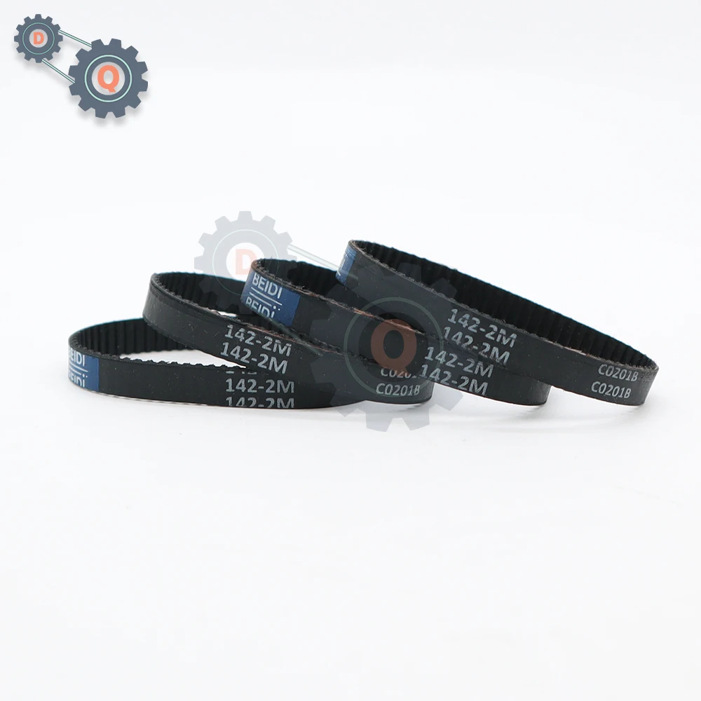 Rubber Belt Transmission Drive Belt Synchronous Belt HTD2M Length 118mm to 3600mm Width 4mm 6mm 10mm 15mm 2M 2GT GT2 Closed Loop