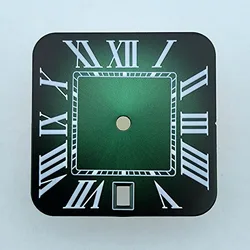 Roman Numeral Square Dial with Date for Men's Watches - Elegant NH35 Enhancement (Dial - 5)