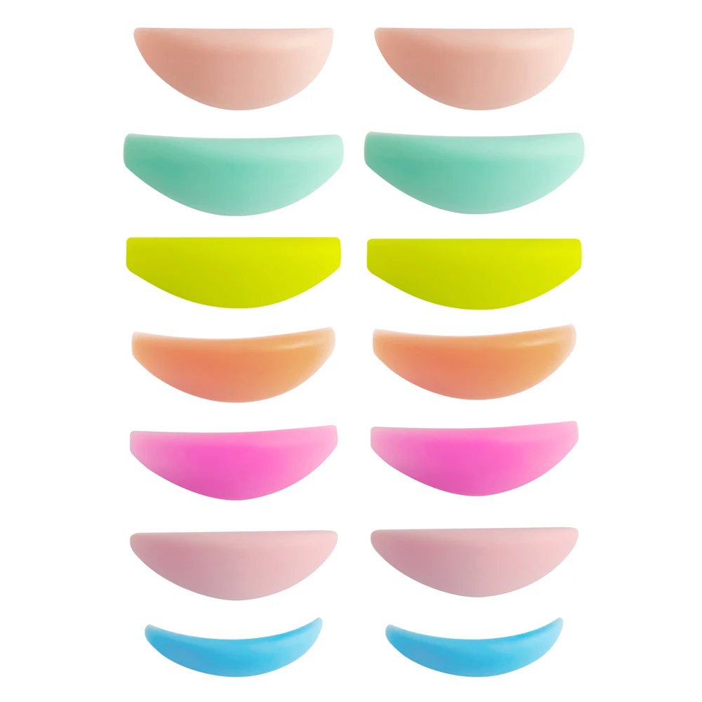 Description Picture 2 of itemLibeauty 7 Pairs Silicone Eyelash Perm Rod Lash Lift Shield Eyelash Curler Accessories Lifting Eeyelash Curling Iron Makeup Toos