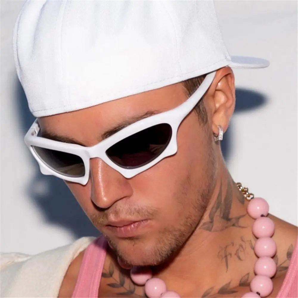 Steampunk Sunglasses Y2K Cycling Sports Women Punk Goggle Brand Designer Sun Glasses Men Silver Mirror Shades Fashion Eyewear polarized sunglasses vintage sunglasses cyberpunk sunglasses