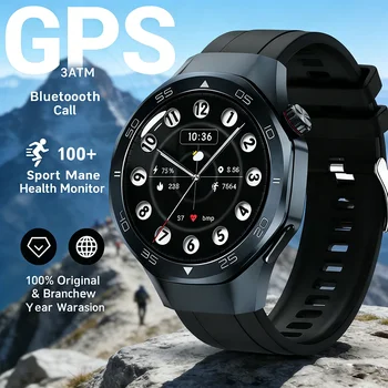 Nuovo Smartwatch GPS 2026 per Uomo, Impermeabile 3ATM, Chiamate Bluetooth, Orologio Sportivo Tattico con Bussola e Tracciamento, Compatibile Android iOS
