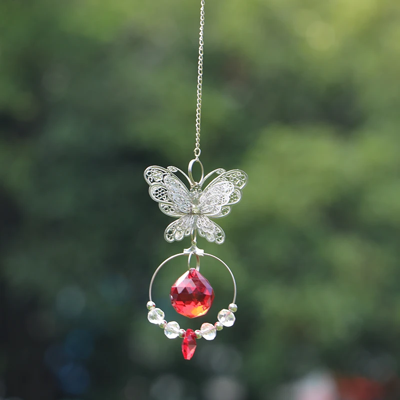 Sun Catcher Sun Catchers Window Ornament Crystal Pendant Crystal Sun Catchers Butterfly Suncatchers Window Rainbow Pendant Hanging Crystal Ornament Window Prisms Garden Decoration