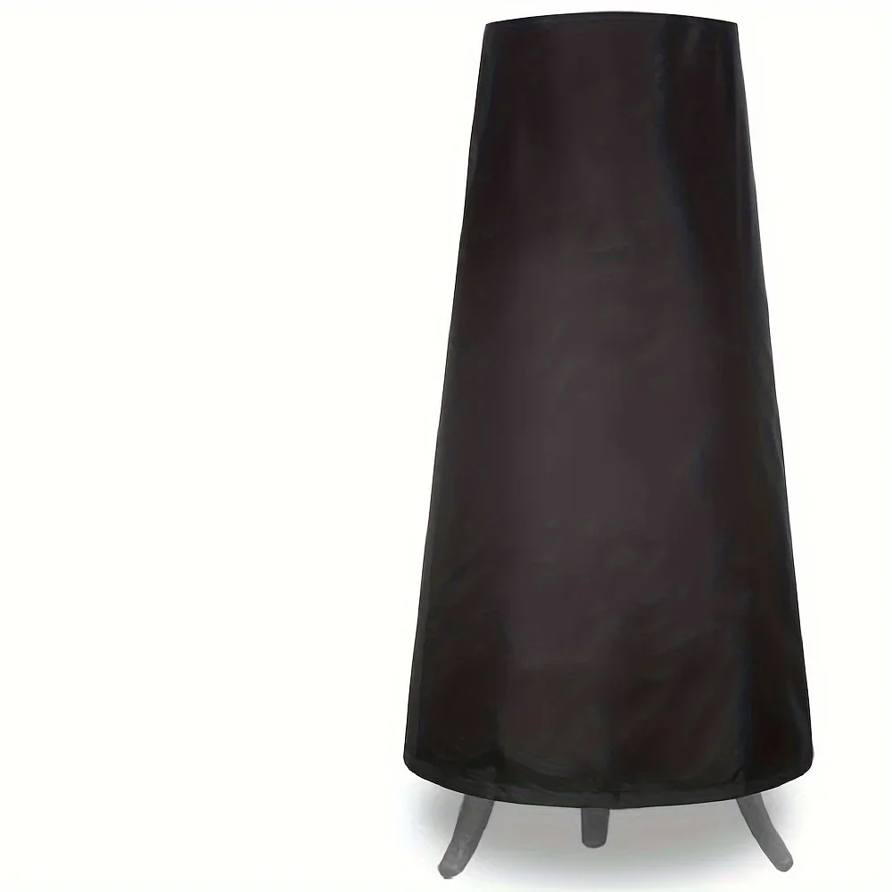 Waterproof pit cover heavy-duty 420D Oxford protective outdoor garden fireplace cover Frost-proof Winter SunproofSummer
