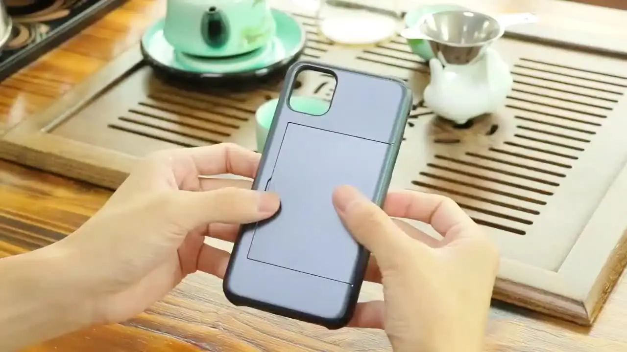 Premium Double-Layer Protective Wallet Phone Case with Card Slot Pocket