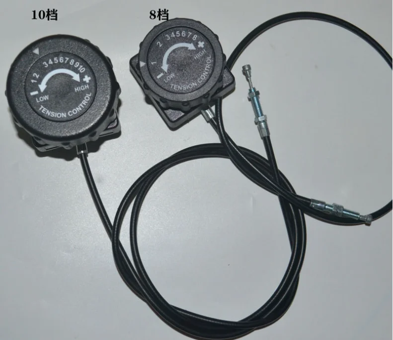 Dynamic cycling bike resistance knob fine adjustment