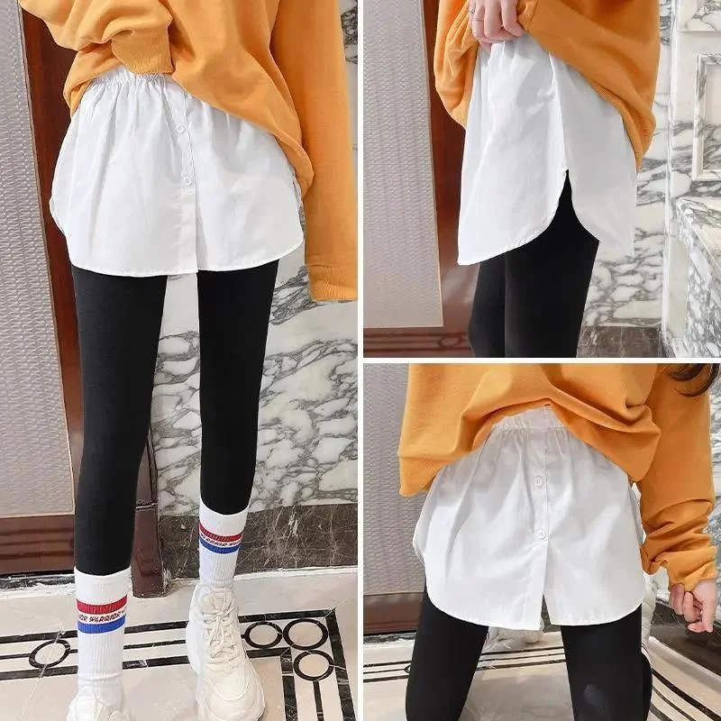 Slim Shirt Fake Bottom Hem Small Fart Curtain Bottoming Artifact Guard Clothes Wear Them With Hip Covering Women Retro Skirt