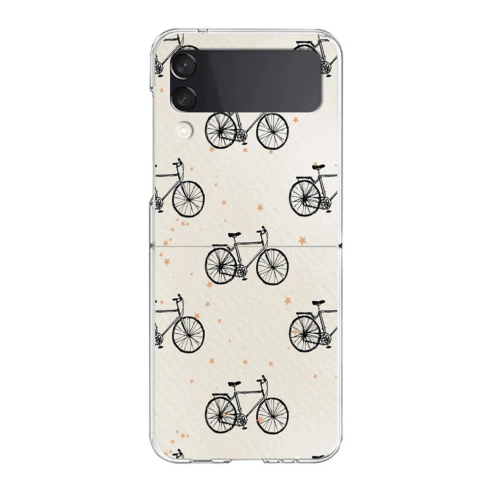 Rugged Mountain Bike Art Hard Folding Phone Case