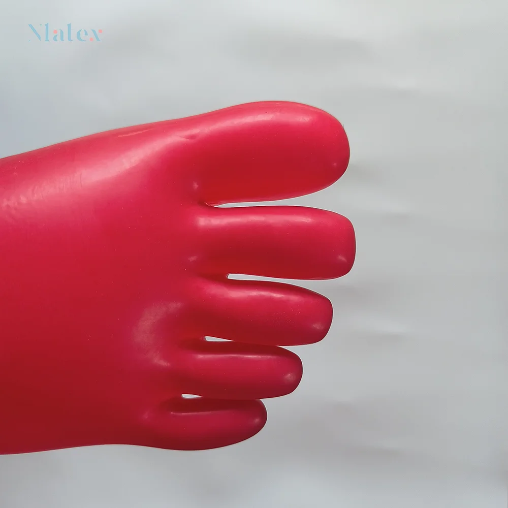 Natural Latex Short Five-Finger Socks 0.6-0.9mm Thickness Enhanced Comfort and Style