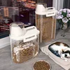 S68523dec2a42430fb3723781e3da15d5s.jpg Sealed Cat Food Storage Bucket Vacuum Preservation Tank for Dog Food Moisture-proof and Dehumidifying Pet Dog Snack Storage Box