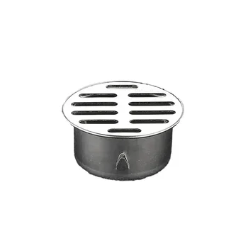 ท่อระบายน้ำที่พื้นระเบียงกลางแจ้งป้องกันการระบายน้ำที่ครอบหลังคากระโปรยปรายที่ครอบท่อระบายน้ำบนดาดฟ้าสแตนเลสขนาด50-200มม. 10