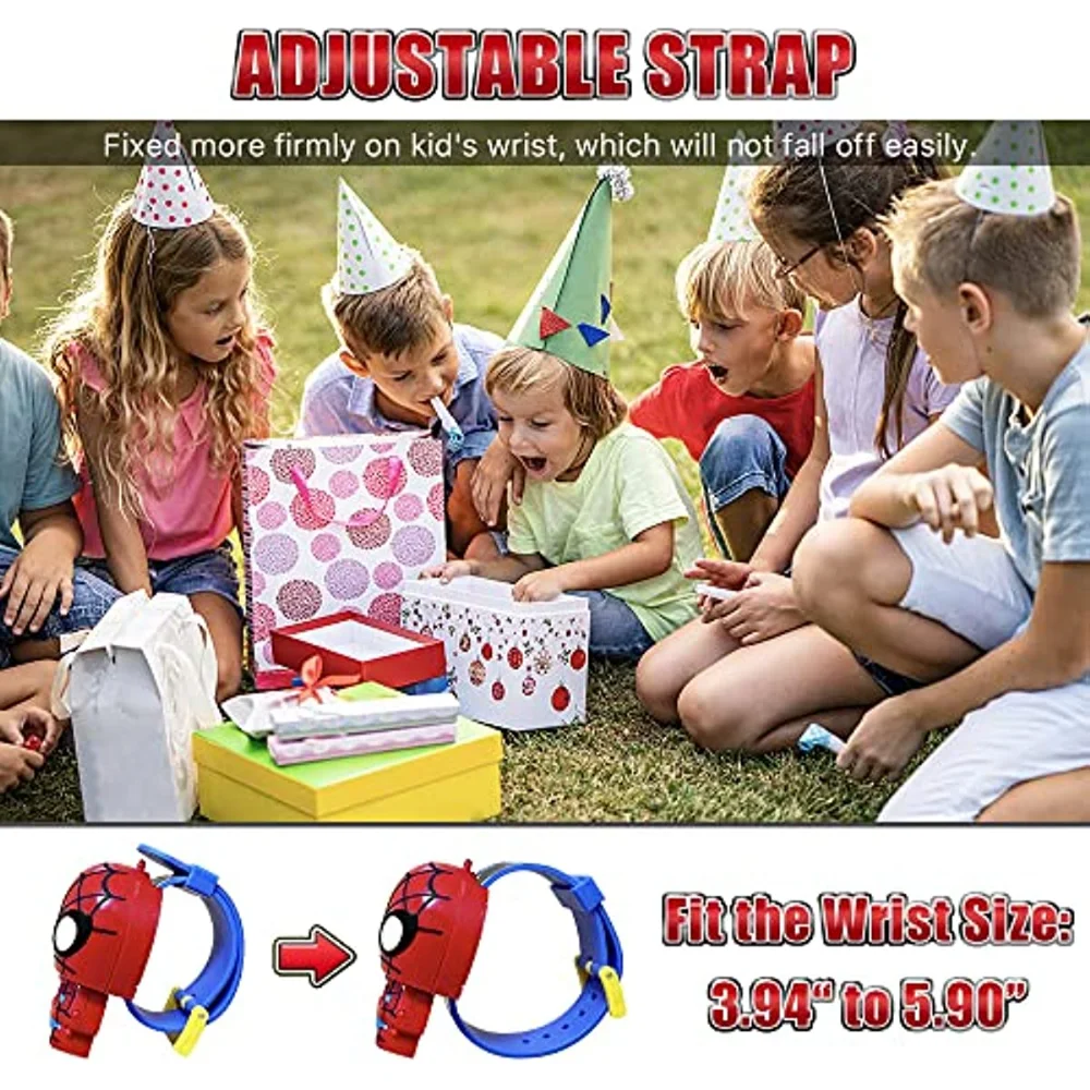 Kids Digital Watch Superhero Outdoor Kids Sport Watches with Adjustable Strap for Boys Girls Kids Gift for Birthday Christmas 5