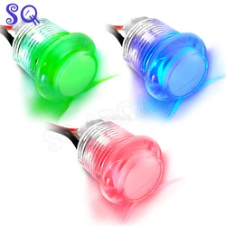 10 pcs Arcade GoldLeaf RGB Illuminated 3.3v Push button 2.8mm for MAME or Virtual Pinball machine PacLED64 or I-PAC Ultimate I/O