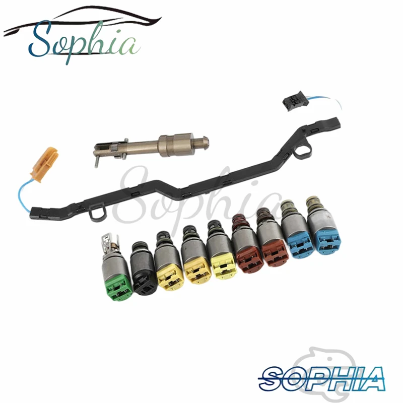 

6HP21 6HP28 ZF6HP21 ZF6HP28 Transmission Solenoids with Harness Kit 1068298047 For BMW Audi Jaguar 11PCS
