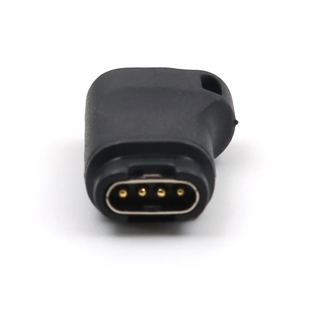 

Переходник USB Type C Женский на 4 контакта портативный 5 в 1 а профессиональный преобразователь зарядки безопасные умные часы черный подходит для Garmin