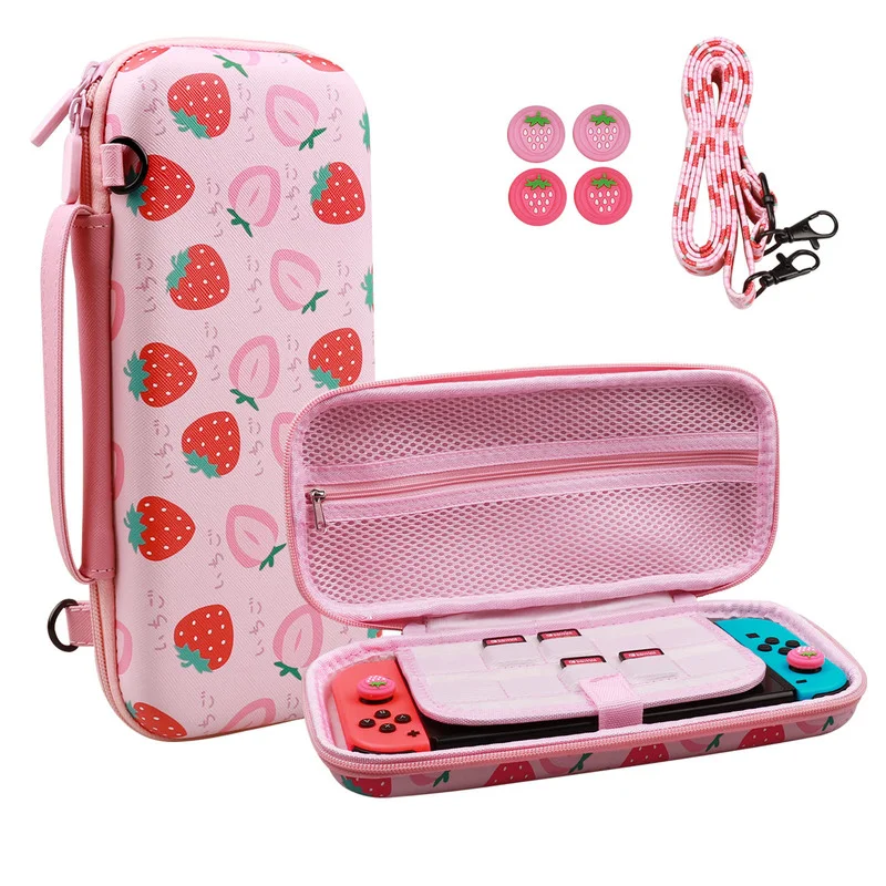 Strawberry-Portable-EVA-Storage-Bag-For-Nintendo-Switch-Console-Case ...