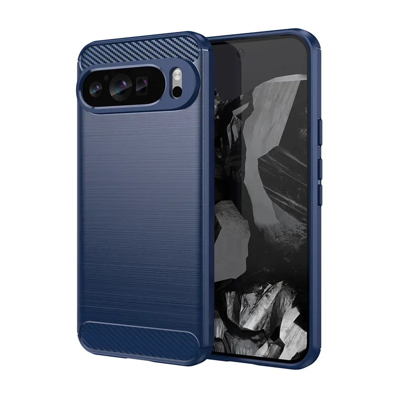Ultra Slim Carbon Fiber TPU Case - Smooth-Touch Business Bumper Protector Cover