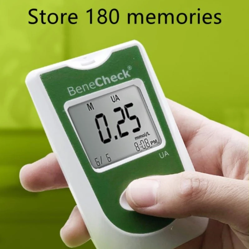 Bene Chek Uric Acid Test Analyser Anaemia Monitor With 10/25 Tablets Test Strips Benecheck Health Machine Measurement System