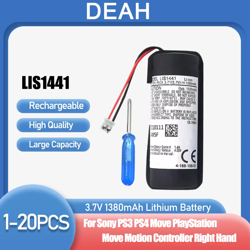 New 3.7V Lithium Battery For Sony PS3 PS4 Move PlayStation Move Motion Controller Right Hand