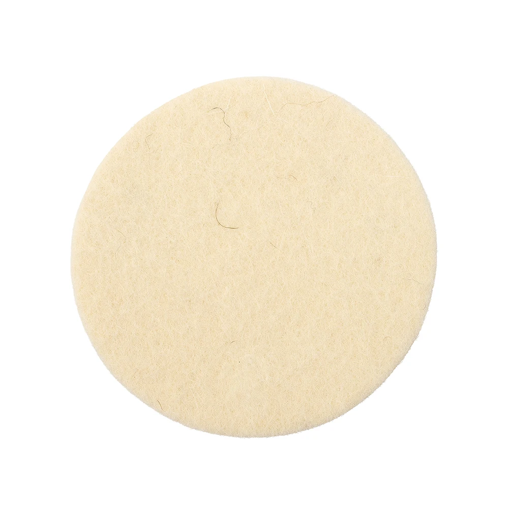 Polish and repair scratches with these 2pcs wool felt polishing pad wheel, suitable for automotive, furniture, and wood products boxed wood care wax natural pure wax paste wood polishing floor box 20g polish polishing beeswax wax aluminum furniture m6j3