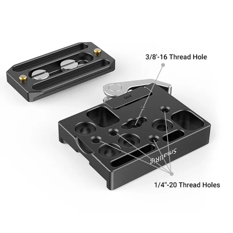SmallRig 2144 아카 스타일 퀵 릴리스 클램프 및 플레이트 아카 타입 DSLR용, 및 캐논 카메라 케이지/삼각대 지브용 호환 가능