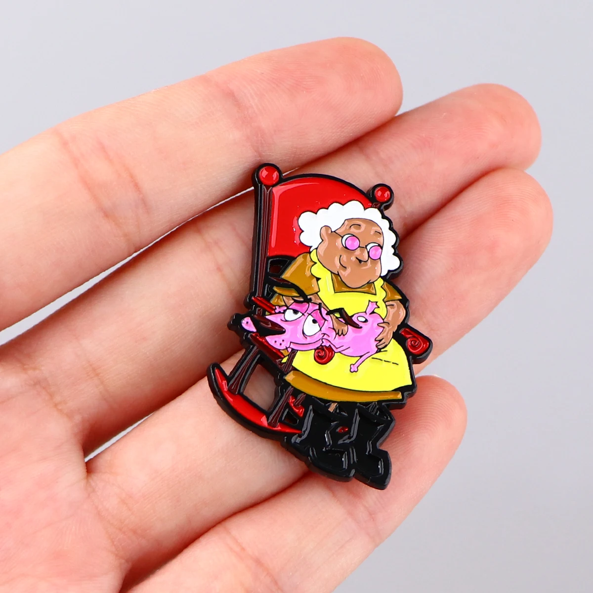 Lustige Tier-Emaille-Pins, niedliche Broschen, Abzeichen für Rucksäcke, Jacken, Hüte, 90er Retro-Kollektion, Geschenke, Cosplay-Accessoires – Detail 4