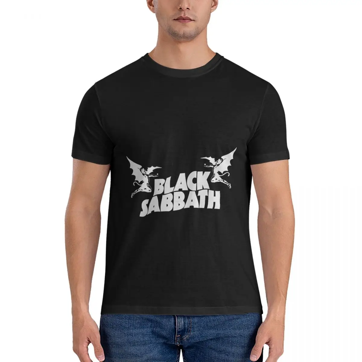 

Black Sabbathe New Arrival Mens T Shirts Tops Shirt Cotton Slim Fit
