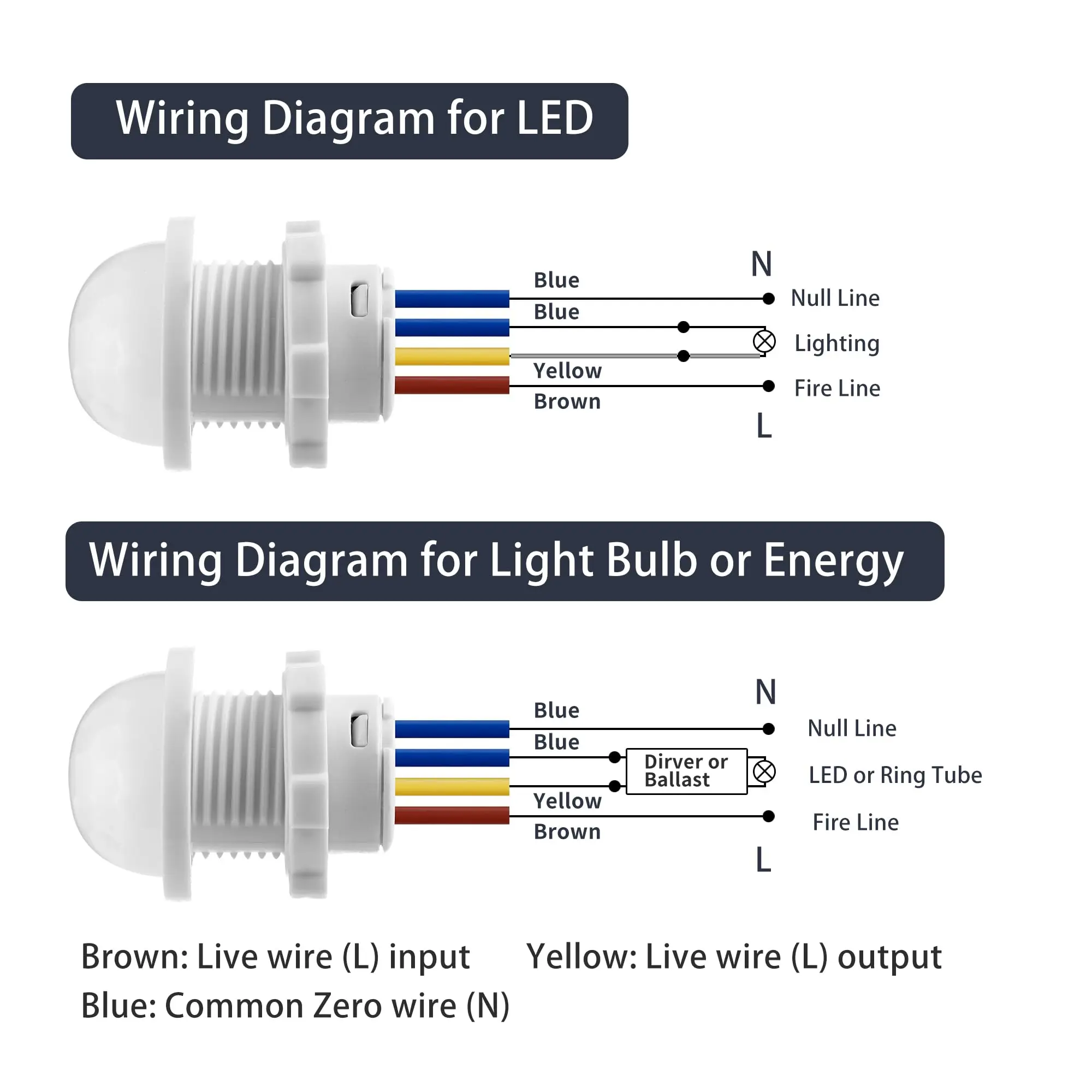 Rilevatore PIR Di Movimento Sensore Di Movimento 180 Gradi Di - Foto 3