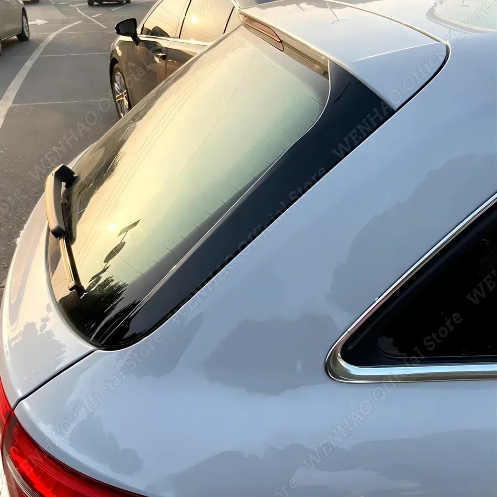 Car Rear Window Side Spoiler Wing For Audi A4 B8 Allroad Avant 2009-2016  ABS Gloss Black Canards Splitter Trim Sticker Spoiler - AliExpress