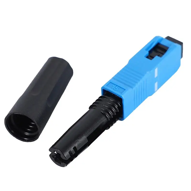 A75T 150개 내장형 Sc Upc 광섬유 고속 커넥터 Ftth 단일 모드 광섬유 Sc 퀵 커넥터 Sc 어댑터