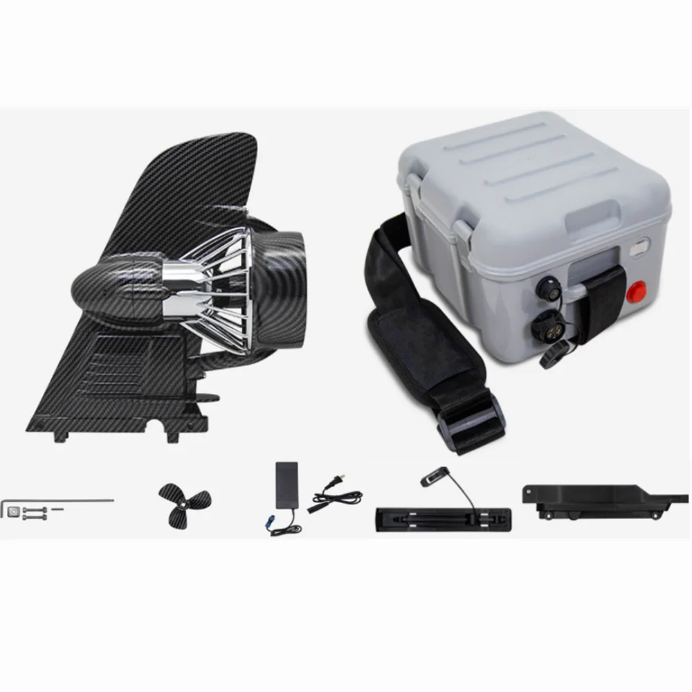Surfboard Motor with Battery Kayak SUP Thruster Powered Propeller EFin