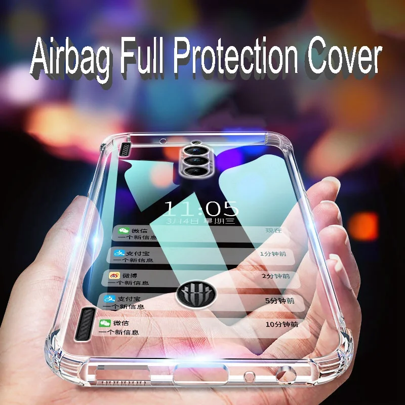 Airbags Buffer Full Protection Case For ZTE nubia Red Magic RedMagic 8 8S Pro Plus Clear Soft TPU Shockproof Back Case Cover 2