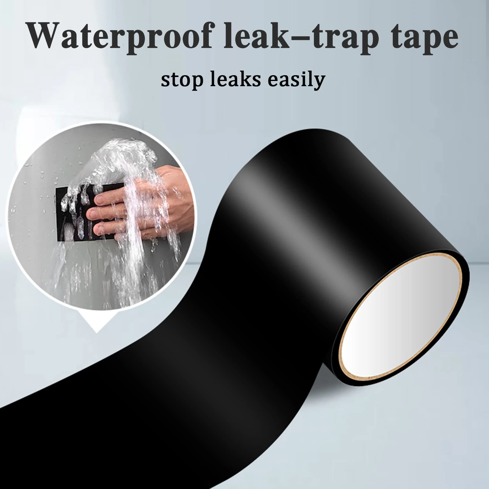 Width 10cm Super Strong Fiber Waterproof Tape Stop Leaks Seal Repair Tape Performance Self Fix Tape Fiber fix Adhesive duct tape