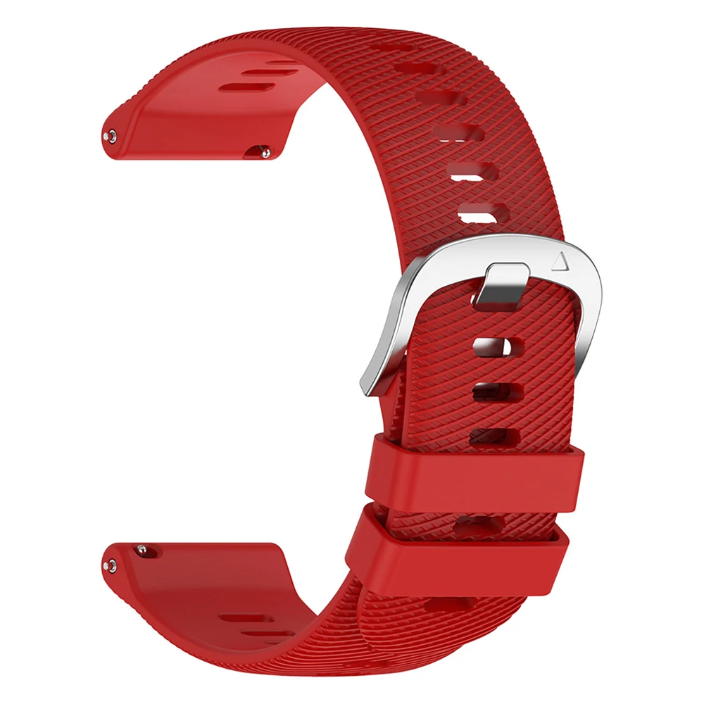Enhanced Soft Rubber Sports Strap | Premium Replacement Bracelet, 20mm/22mm