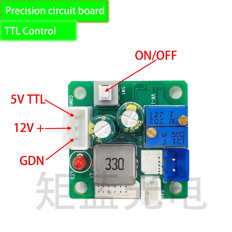 520nm 5mW Grünes Laserdion Modul Sichtbarer Grüner Strahl Laser