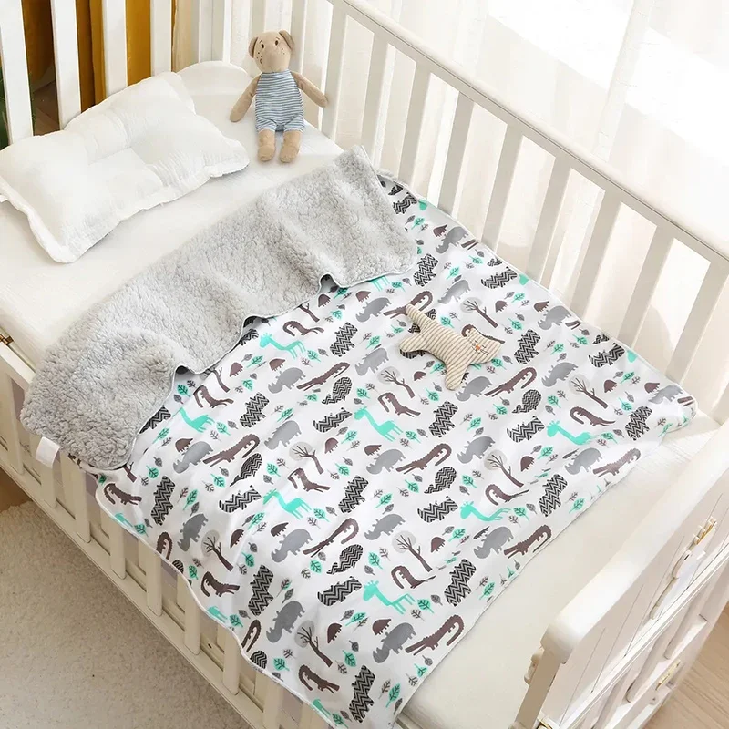 Baby Blankets New Double Layer Super soft Fleece Infant Bebe Swaddle Envelope Wrap For Newborn Baby Boys Girls Bedding Blanket 2