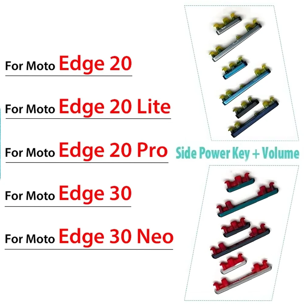 Side Volume and Power Button Key Set Replacement