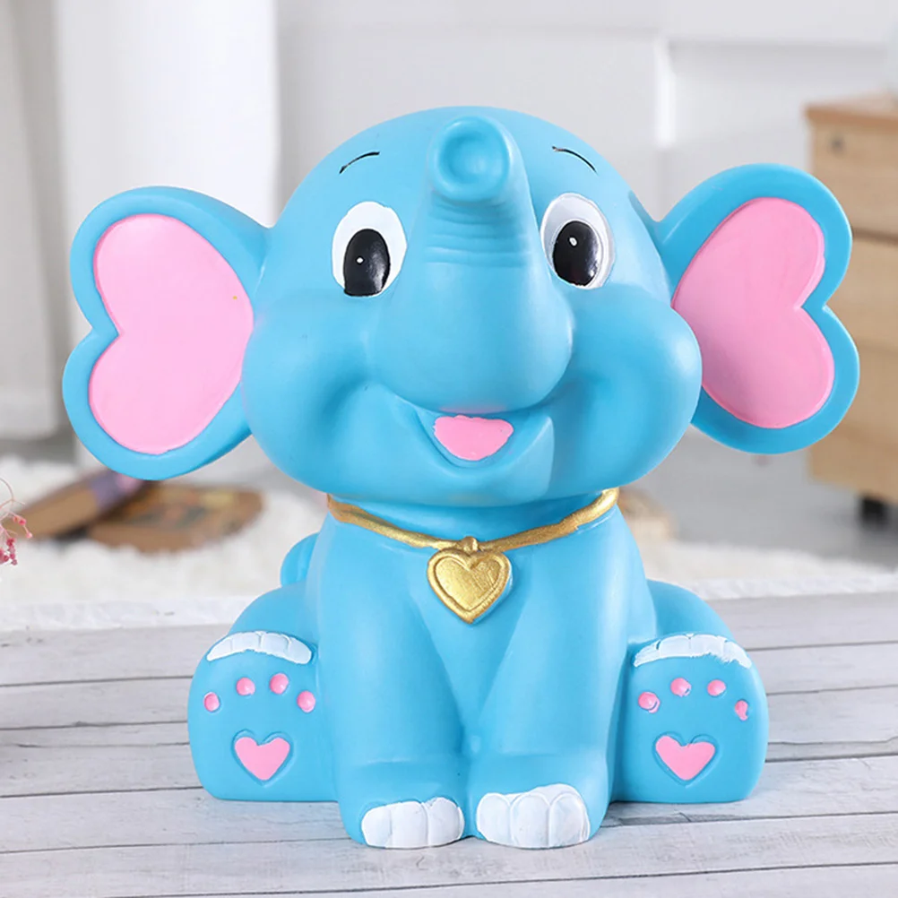 Cartoon Elephant Saving Bank Creative Money Storage Pot Gift Plastic Piggy Bank for Kid Child Girl 3