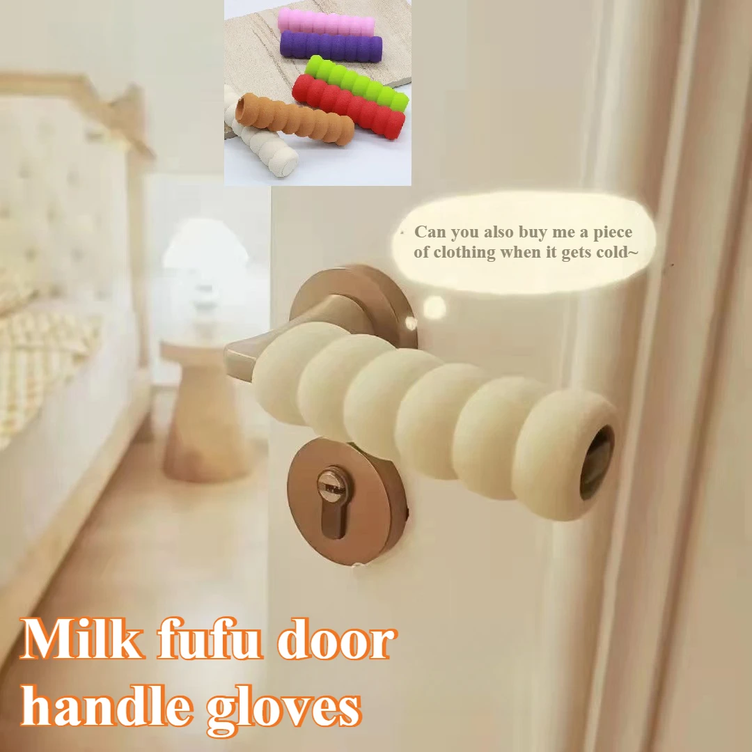 EVA Door Knob Covers Foam Elastic Room Door Handle Protector 2/5 Pcs Home Accessory Static-free Protective For Kids Safty door knob covers door handle covers