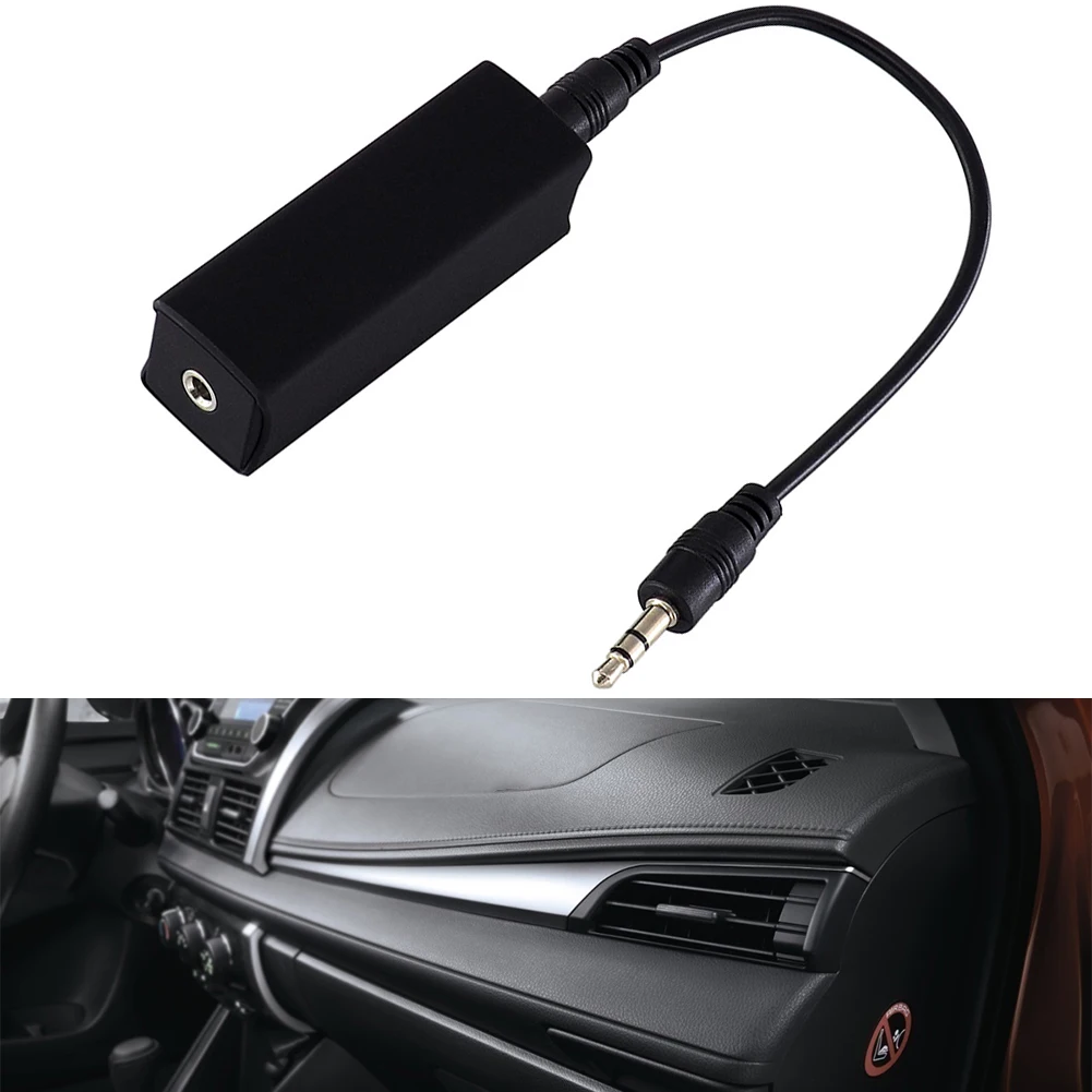 3.5 Mm Audio Cable Anti-interference Grounding Loop Noise Isolator Reducer Filter Audio Noise Isolation Car Stereo System