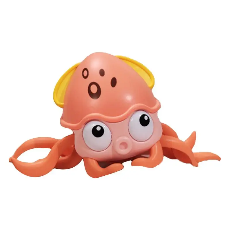 

Baby Bath Toys Wind Up Octopus Water Toy Movable Pet Octopus Bathtub Toy With Music And LED Light Crawling Rally Walking Toys