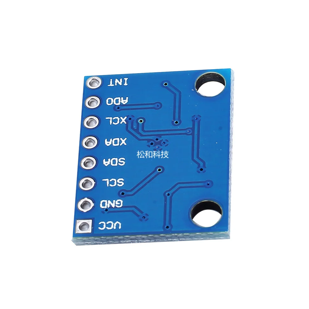 20개/몫 Gy-521 Mpu-6050 모듈 3축 가속 자이로스코프 6dof 모듈에는 코드 회로도가 있습니다.