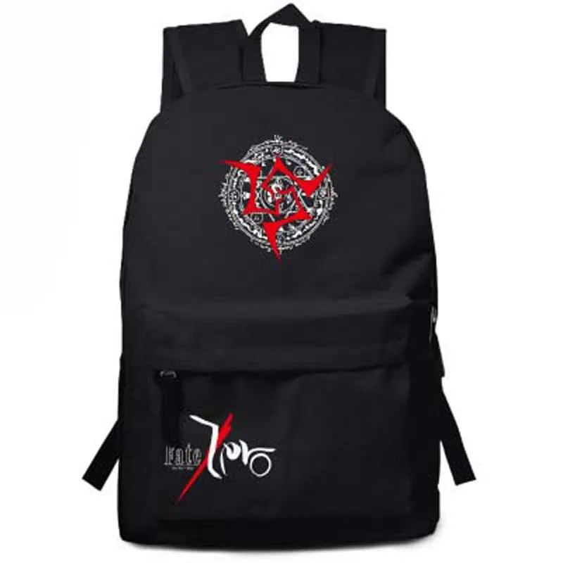 

Fate Stay Night Backpack Saber Cosplay Bags Anime Nylon Cartoon Schoolbags
