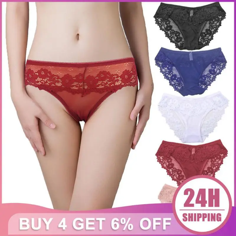 

Ree Size Ultrathin Ightweight And Seamless Lace Design Low Waist Womens Underwear Sweet Style Womens Underwear Briefs Sexuality