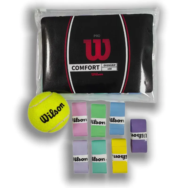 30/15 Pcs WILSON Original Overgrip High Quality Hand Glue Non-Slip Belt Padel Beach Tennis Pickleball Racket Grip Accessories